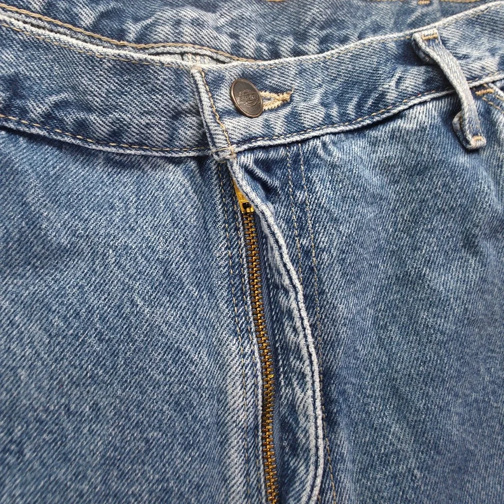 Dickies Relaxed Fit Carpenter Jeans Mens 38x32 Blue Denim Work Utility W616728